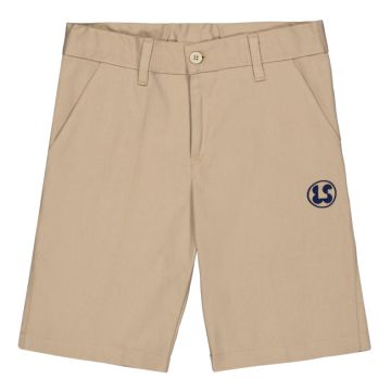 Pantalón corto beis